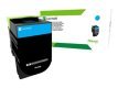 LEXMARK 80C2HCE Toner Lexmark cyan korporacyjny 3000 str. CX410 / CX510