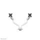 Neomounts DS70S-950WH2 uchwyt / stojak do monitorów 88,9 cm (35") Biurko Biały