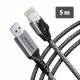 ADE-AM50 USB-A Gigabit Ethernet adapter z zintegrowanym kablem sieciowym CAT6 RJ-45 5 m