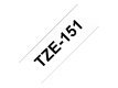 BROTHER TZE151 Taśma Brother 24mm BLACK ON CLEAR