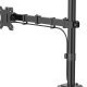 Hama 00220901 uchwyt / stojak do monitorów 88,9 cm (35") Biurko Czarny