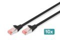 Digitus Kabel krosowy CAT 6 S/FTP, 10 sztuk