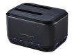 LC-Power LC-DOCK-U3-III stacja dokująca do dysków twardych USB 3.2 Gen 1 (3.1 Gen 1) Type micro-B Czarny