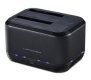 LC-Power LC-DOCK-U3-III stacja dokująca do dysków twardych USB 3.2 Gen 1 (3.1 Gen 1) Type micro-B Czarny