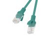 Patchcord UTP Lanberg PCU6-10CC-0025-G (RJ45 - RJ45 ; 0,25m; UTP; kat. 6; kolor zielony)