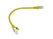 Patchcord UTP Lanberg PCU6-10CC-0025-Y (RJ45 - RJ45 ; 0,25m; UTP; kat. 6; kolor żółty)
