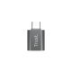 Adapter USB-C do USB-A 3.2 Calyx, dwu-pak szary