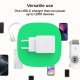 Ładowarka sieciowa 30W 1xUSB-C 1xUSB-A biała