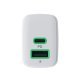 Ładowarka sieciowa 30W 1xUSB-C 1xUSB-A biała