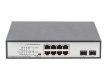 Digitus Przełącznik sieciowy niezarządzalny desktop 8x RJ45 Gb/s (w tym 6xPoE)+ 2x SFP, PoE++ max budżet 180W