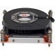 Inter-Tech Q-3 Procesor Radiator 8 cm Czarny, Srebrny 1 szt.