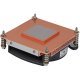 Inter-Tech Q-3 Procesor Radiator 8 cm Czarny, Srebrny 1 szt.