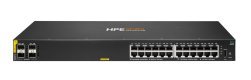 Aruba 6000 24G Class4 PoE 4SFP 370W Zarządzany L3 Gigabit Ethernet (10/100/1000) Obsługa PoE 1U