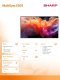Monitor wielkoformatowy MultiSync E509 50 cali UHD 16/7 350cd/m2
